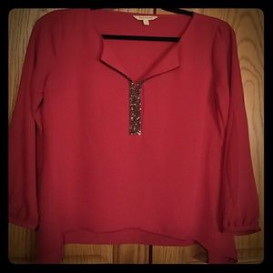 Juicy Couture burgundy blouse